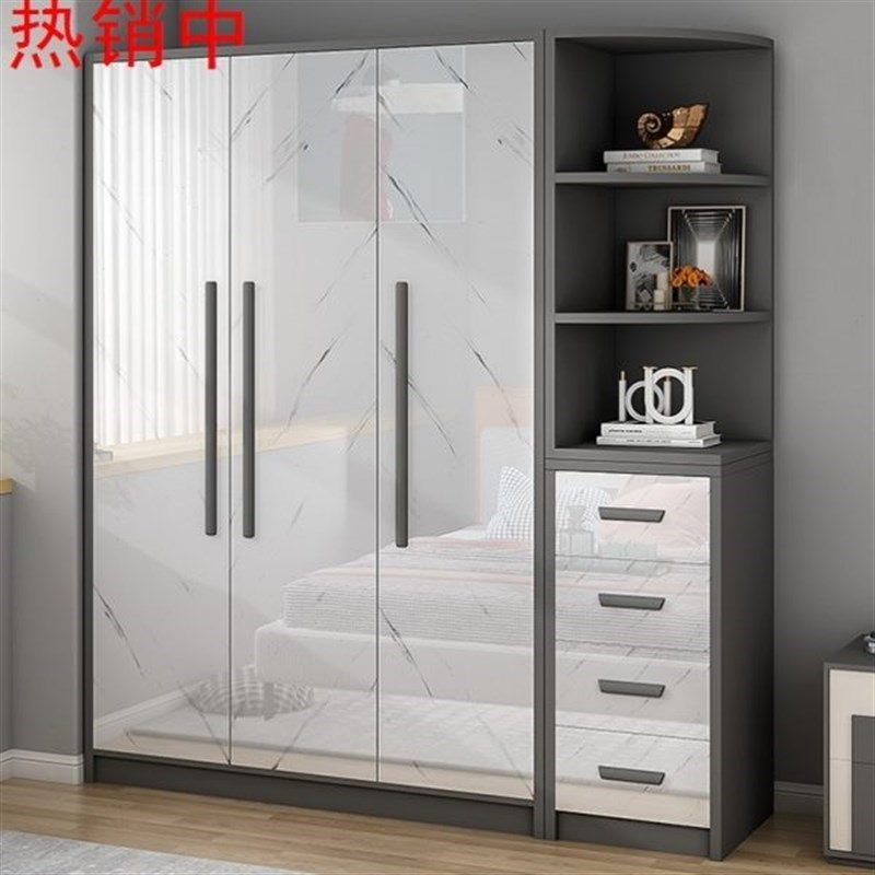 组合大容量定制柜子百搭加厚大衣橱经济型整体衣柜五六门时尚家用