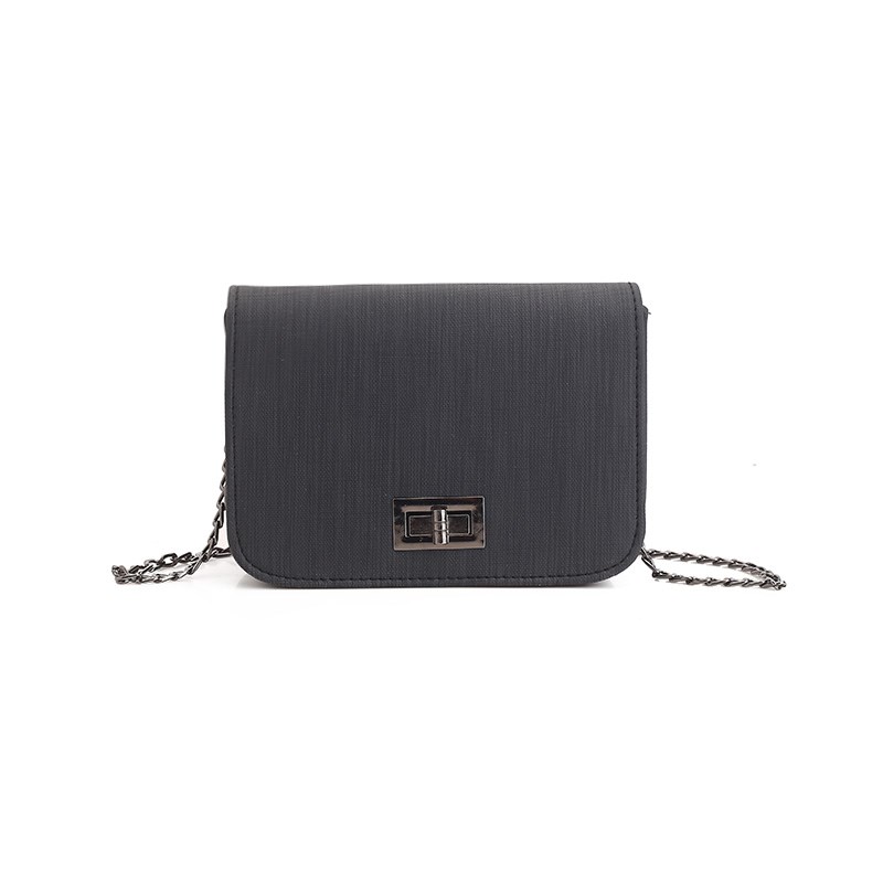 百搭韩版新款锁扣秋冬包链条小方包潮流20J20单肩斜挎女包新款小