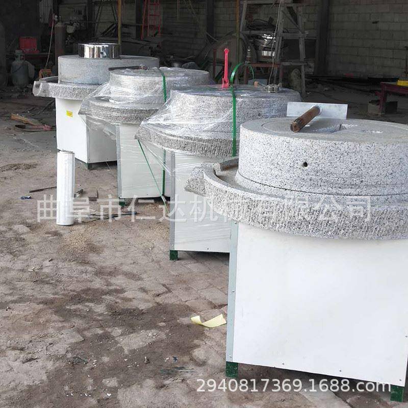 传统老磨盘磨浆石磨 家用小型电动石磨机 玉米面粉石磨机多少钱