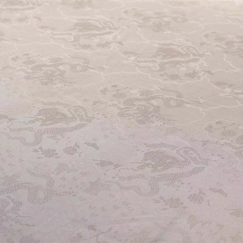 锦罗坊花罗龙纹绫罗绸缎中国传统丝绸非物质文化汉服旗袍真丝布料