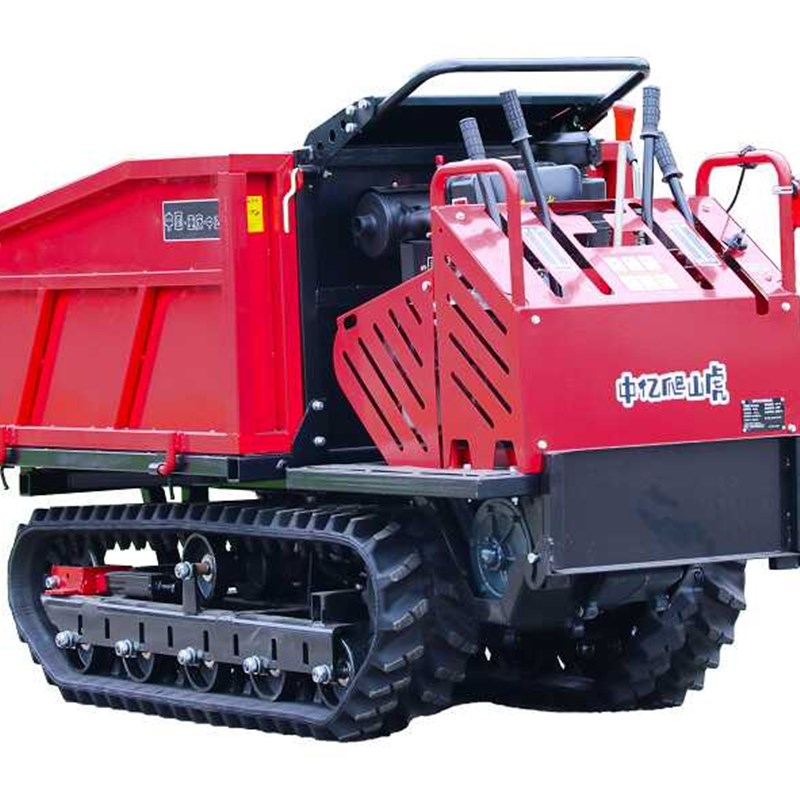 2吨1.5T1T履带式爬山虎运输车小型爬坡泥路果园地形工程自卸柴油