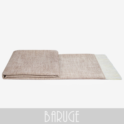 现代简约沙发粉色毯巾样板间x床尾毯民宿酒店装饰毯搭巾搭毯布瑞