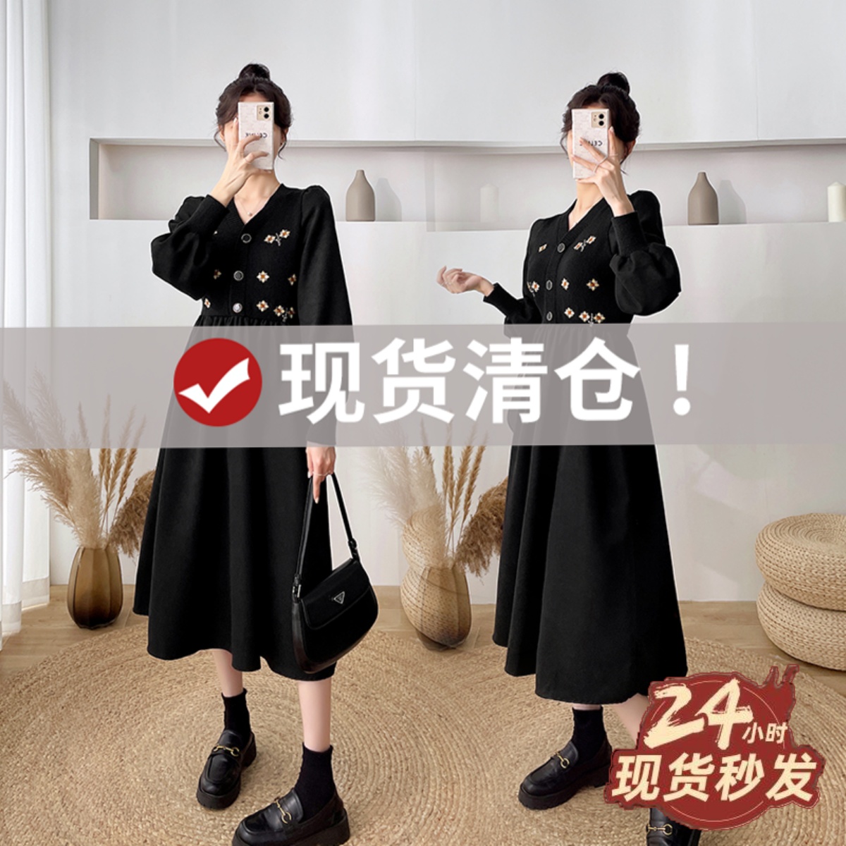 哺乳衣外出辣妈款k哺乳衣服母乳遮挡喂奶连衣裙上衣秋装春秋孕妇