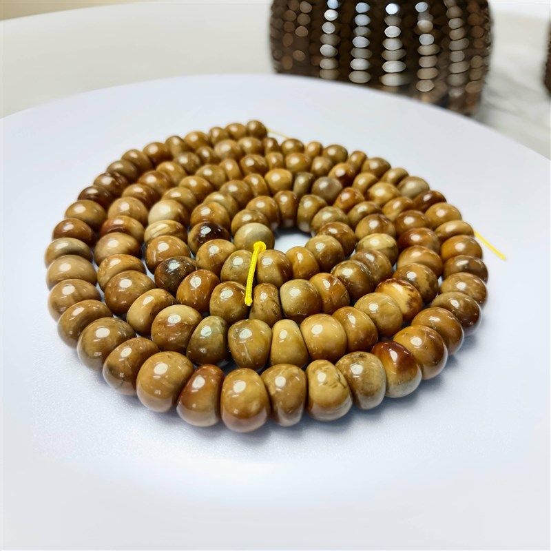 天然库克妖花蒜瓣手串  DIY佛珠念珠文玩饰品