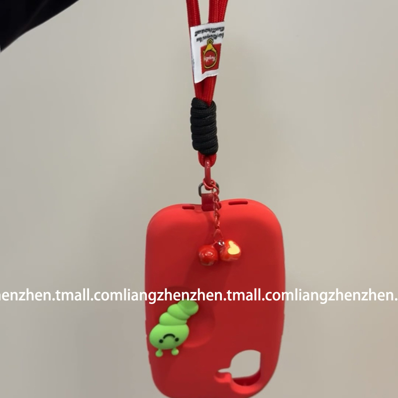 立体长虫子红苹果适用苹果16promax手机壳iphone14女款15pro新款13软边硬壳pro防摔Airpodspro4少女心趣味潮