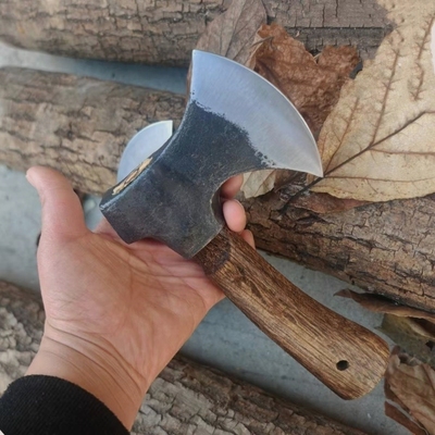 德国进口露营斧头野外旋尼曼小锤斧锻打小斧头便携小手斧露营把玩