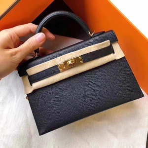 新款h家二代正品kelly凯莉包mini真皮斜挎包女包包牛皮单肩手提包