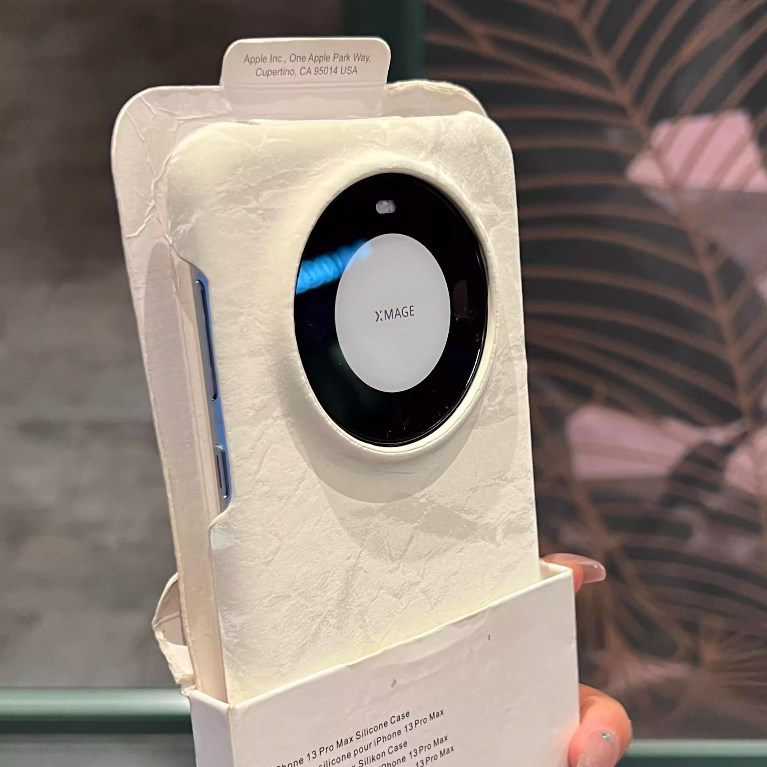 新款丝绒高级感白色绒面硬壳