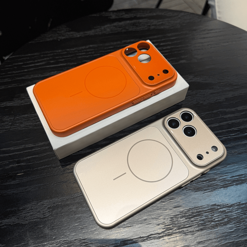 秒变17大视窗康宁AG磨砂玻璃适用苹果17Promax细圈磁吸手机壳新款iphone16pro超薄15/14pro精孔13全包防摔硬