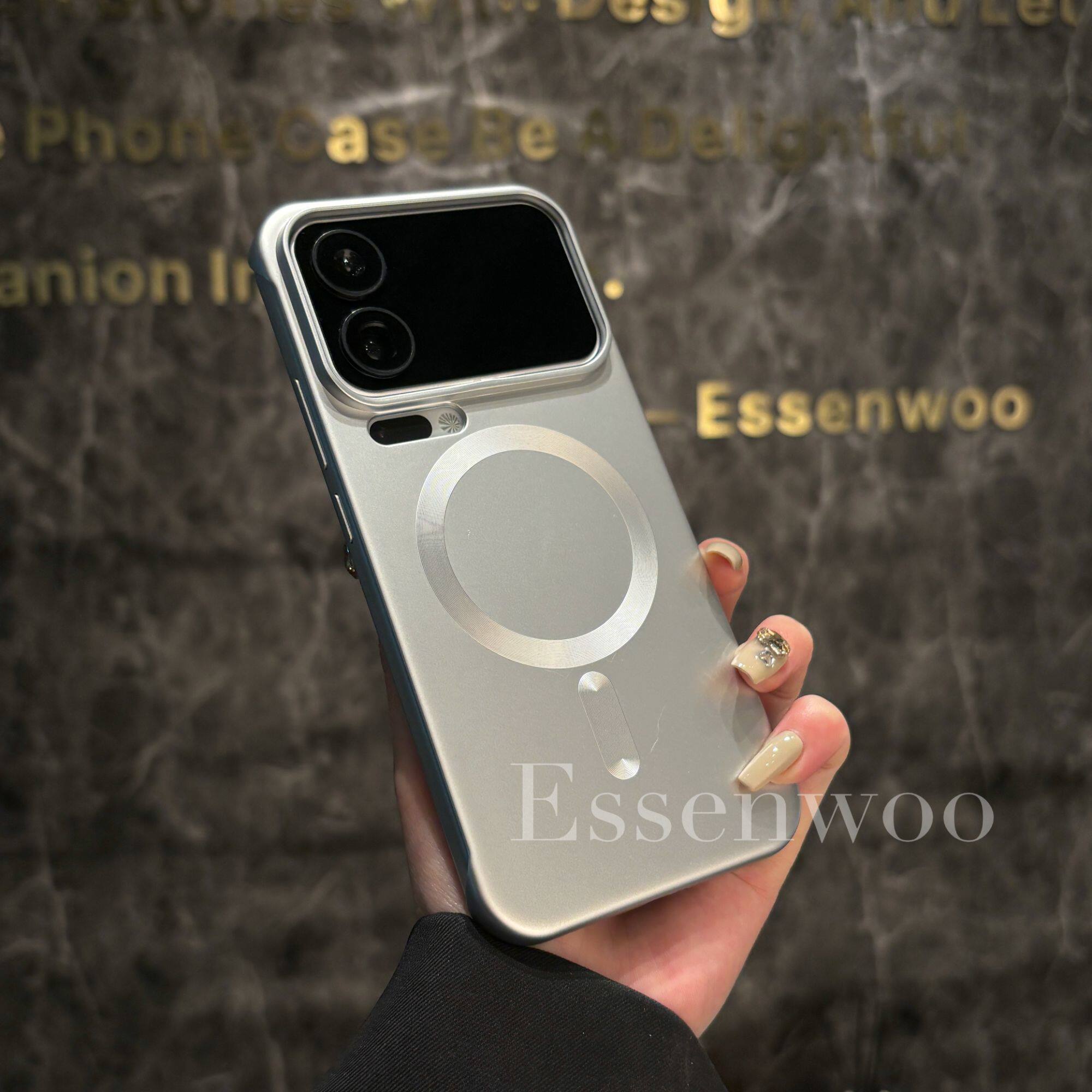 适用小米17promax手机壳磁吸新款17pro超薄无边框金属漆xiaomi17官方高级感小众保护套散热磨砂金属镜头简约