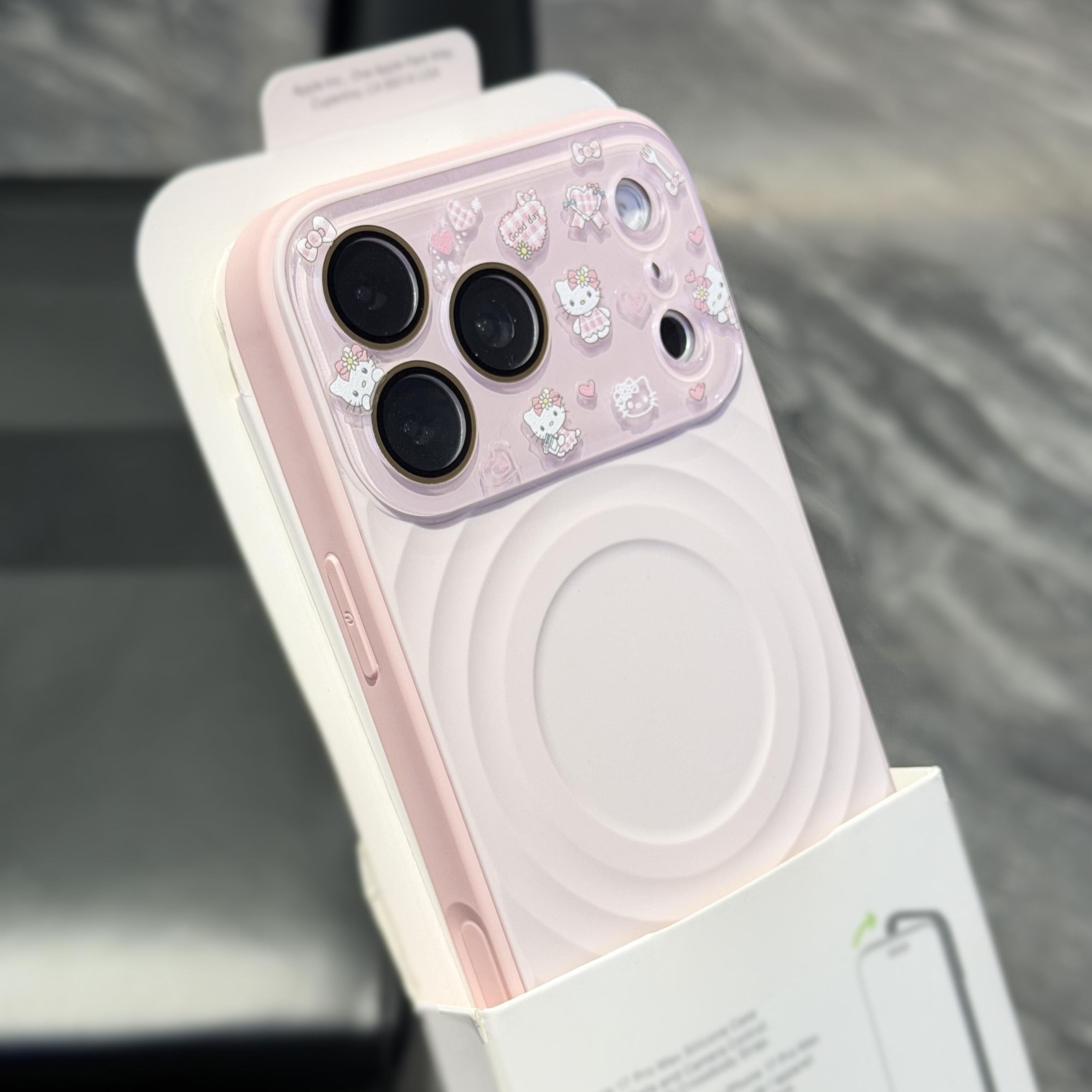 少女心ins风可爱卡通KT猫适用苹果17promax磁吸手机壳新款iphone16pro高级感15镜头膜一体全包防摔小红书爆款