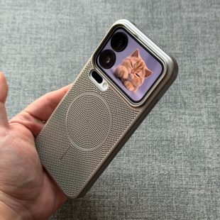 高级感电镀散热beast细圈磁吸适用小米17promax手机壳15新款14pro蜂窝网孔透气全包防摔超薄防指纹男女保护套