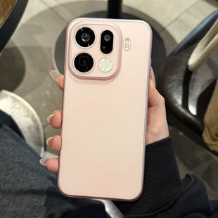 冰雾磨砂Beast细圈磁吸适用oppofindx9手机壳x8ultra肤感x8s+高级感x7/6透粉reno14/13pro硅胶超薄全包防摔女