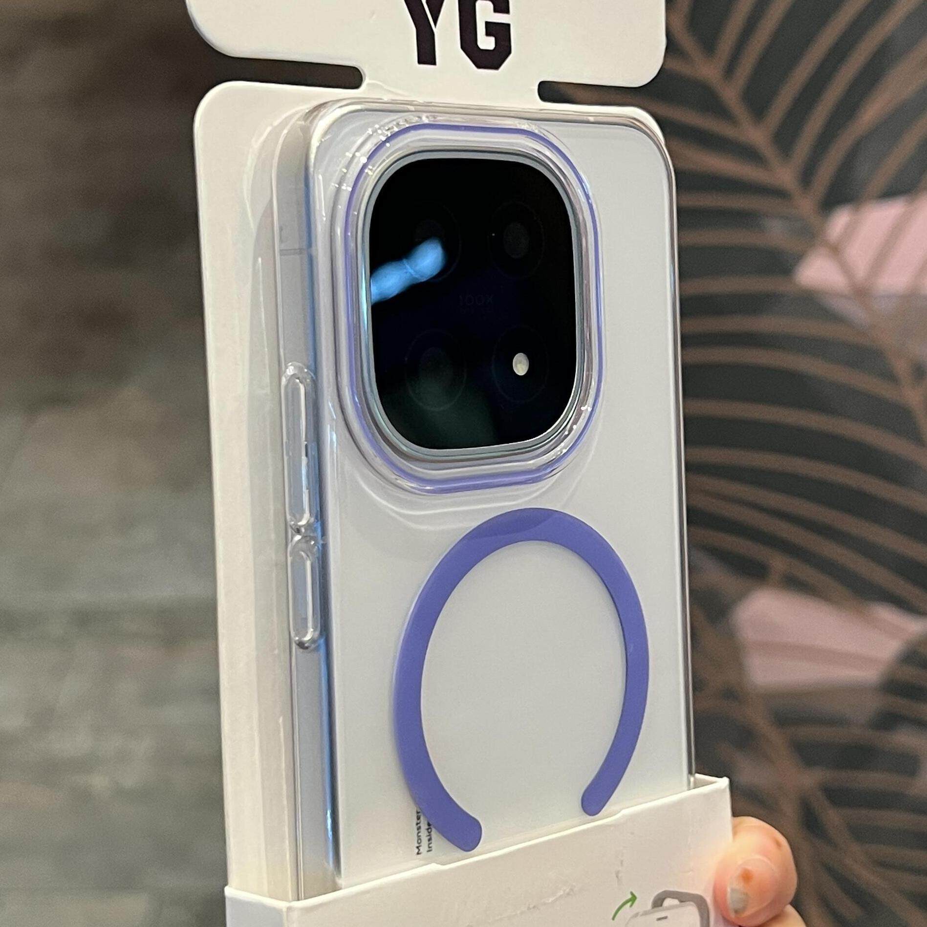 磁吸透明超薄散热适用iQOO15手机壳vivox300s新款X300ultra高级感oppofindx9pro亚克力x200一加15T简约全包硬