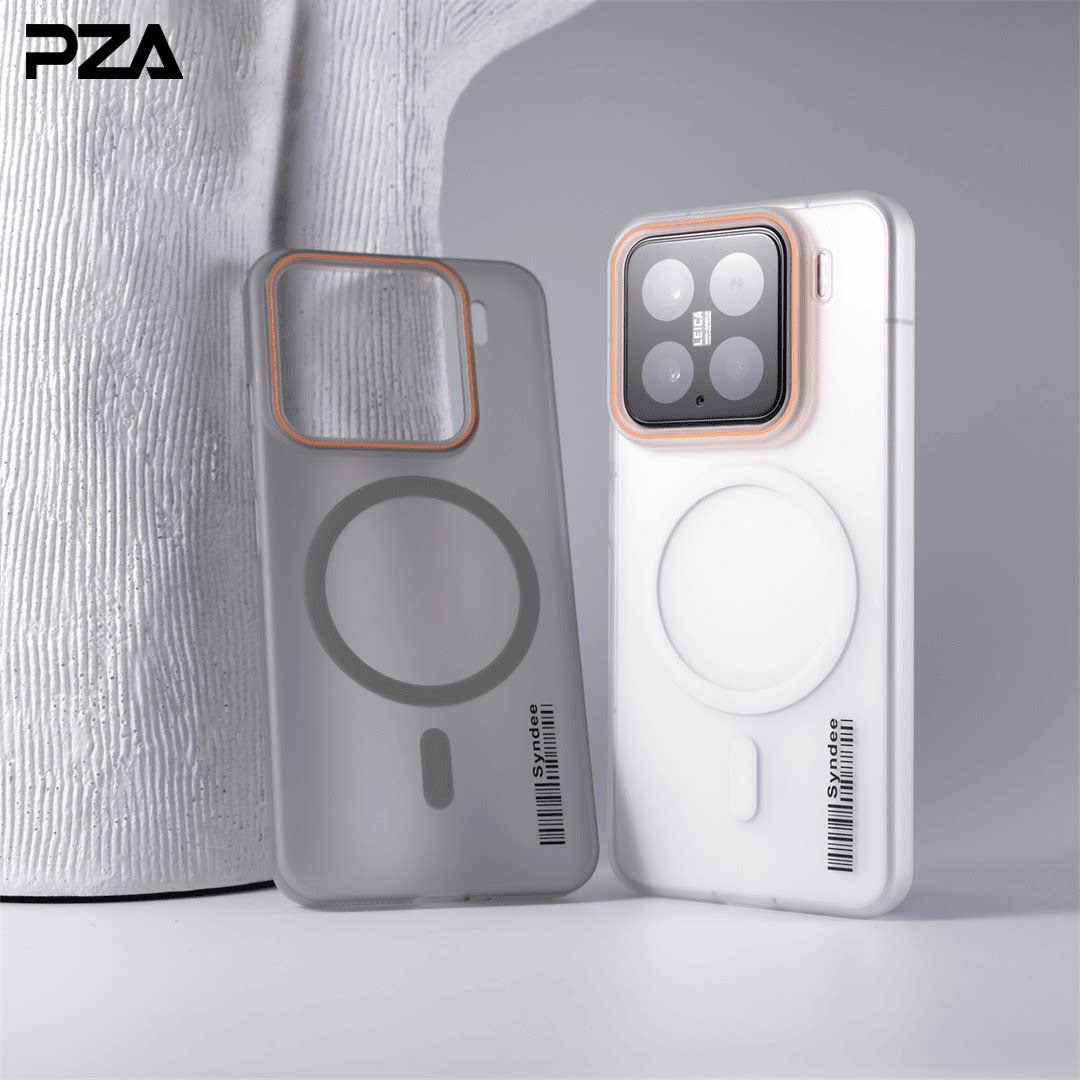 创意时尚多彩条码冰雾柔砂适用小米17磁吸手机壳新款15pro超薄13/14Ultra红米K80pro半透明全包高级感情侣硬