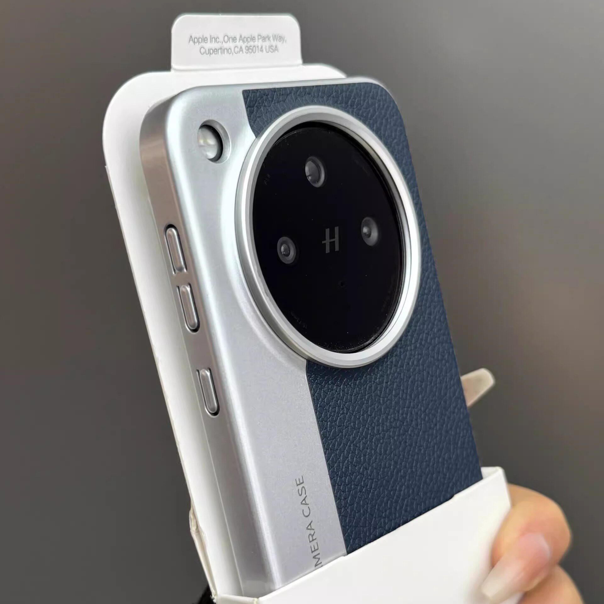 OPPO/VIVO系列相机拼色皮纹硬壳