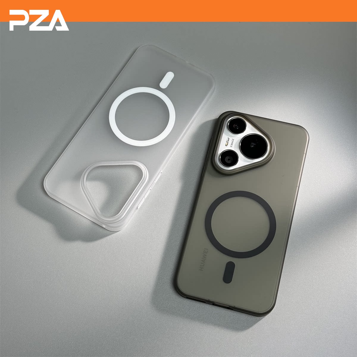 新品透明高级感适用华为Pura70pro+磁吸手机壳pura80Ultra全包mate70/60超薄磨砂肤感夏天散热冰雾时尚简约硬