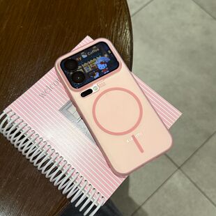 冰雾磨砂Beast细圈磁吸适用小米17promax手机壳15ultra肤感14高级感透粉13红米K80/70至尊版硅胶超薄全包防摔