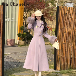 LaChapelle/拉夏贝尔2025年冬季温柔气质洋气减龄保暖羽绒服10731