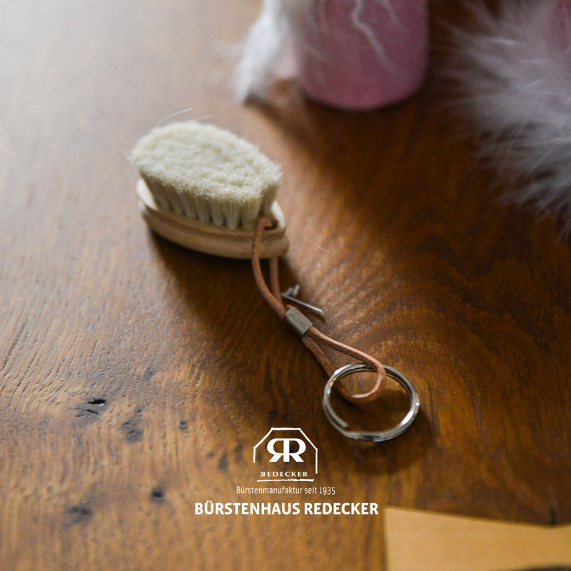 REDECKER山羊毛刷毛挂件钥匙扣