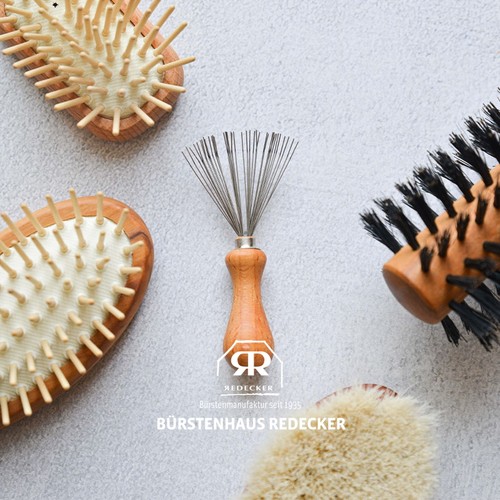 Redecker梳子梳齿清洁刷