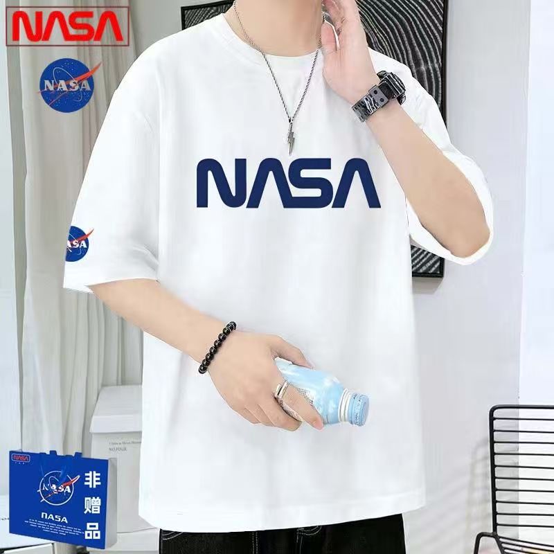 NASAlike夏男纯棉短袖半袖T恤衫