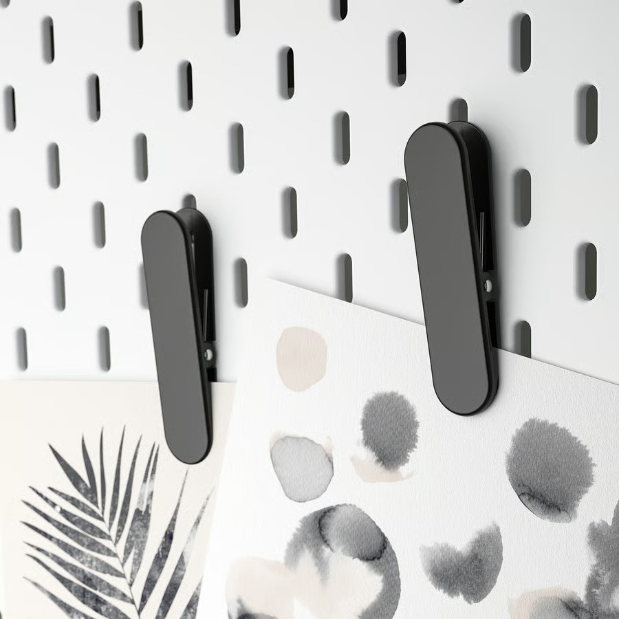 单品宜某家洞洞板挂钩夹子夹卡片