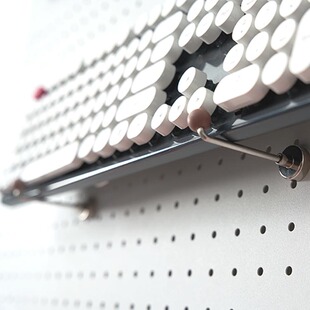洞洞板工具配件挂钩键鼠电脑外设键盘收纳展示磁吸配件铁艺通用型
