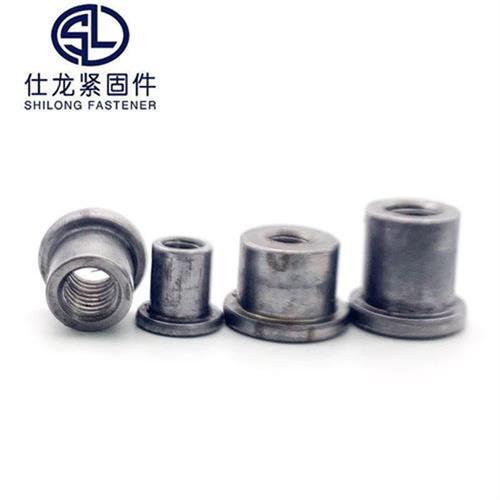 T型焊接螺母台阶圆螺母对锁螺母法兰盘圆柱螺母冷镦铁板t帽M6M8