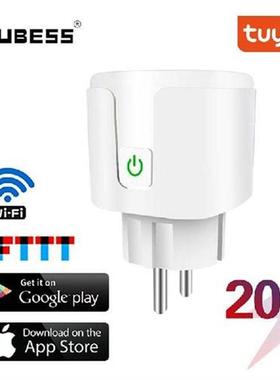 AUBESS 20A EU Plug WIFI Bluetooth Wireless Remote Socket