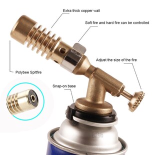 Portable Flame Gun Blowtorch Copper Flame Butane gas-Burner