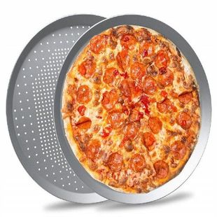 Nonstick Aluminum Alloy Pizza Crisper Baking Trays With