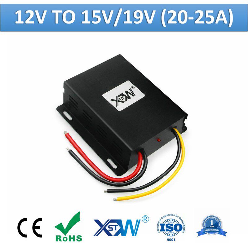 XWST Non Isolated DC to DC 12v to 15v 19v 20A 25A Step Up B