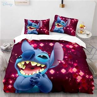 Black Stitch Bedding Set King Size Comforter Cover Set Child