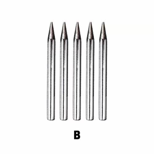 5pcs BB B C D K Soldering Iron Tips Copper 40W Lower Tempera