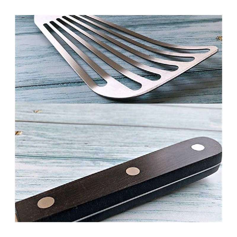 Stainless Steel Cooking Turner Steak Frying Spatula Fish