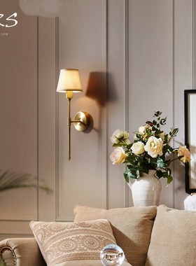 Europe Retro Lustre Solid Copper Led Wall Lamp Luminarias Si