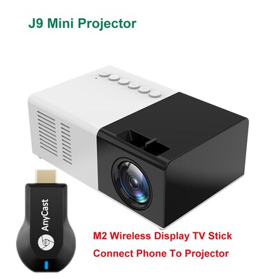 Hot J9 Mini Projector Support 1080P Video With M2 Mirascreen