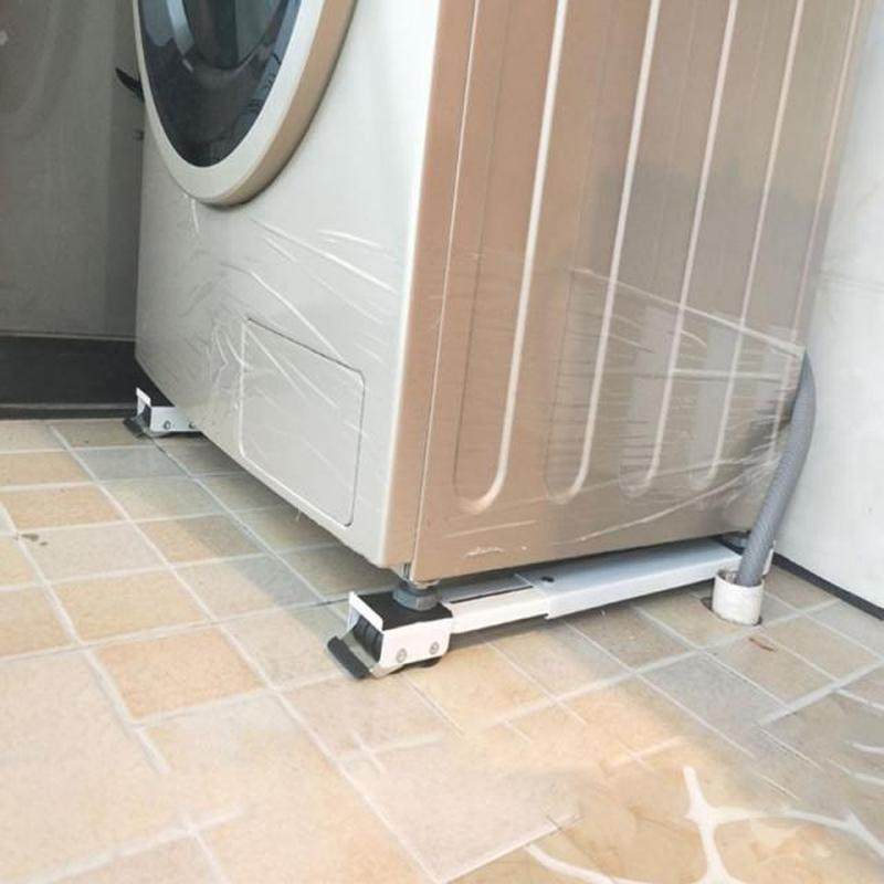2 Pcs Drum Washing Machine Refrigerator Mobile Base Stand Br