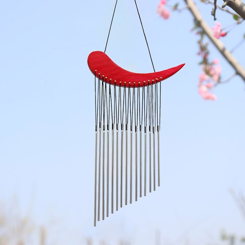 Metal Wind Chime Bell 15 Tubes Handmade Yard Outdoor Indoor