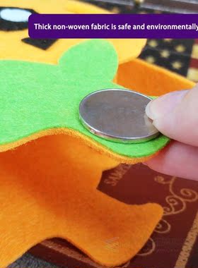 Halloween DIY Pumpkin Candy Bag Tote Bucket Basket Hallowee