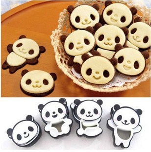 Cartoon Panda Cookies Cutter Biscuit Mould Set Baking Tools