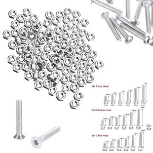 Set Screws Stainless Steel 250pcs Hex Bolts Assortment