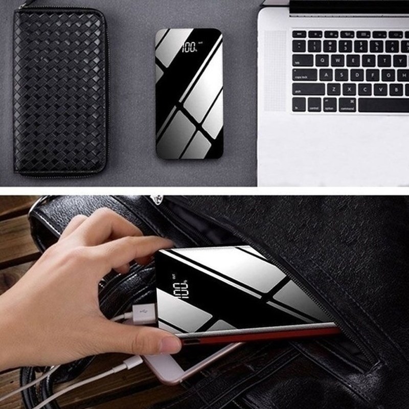 Large Capacity 30000mAh PoverBank Portable 4 USB Fast Charge