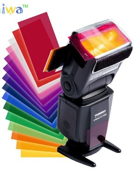 12 color/set card for Strobist Flash Gel Filter Color Balanc