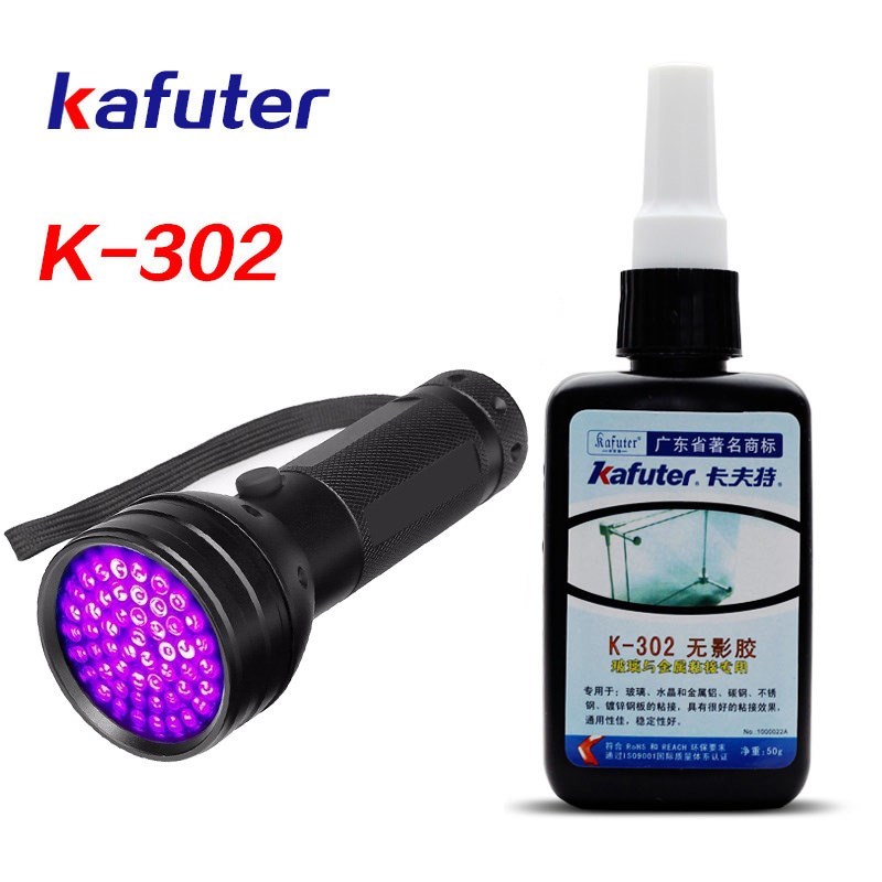 Strong 50ml Kafuter UV Glue UV Curing Adhesive K-302 300 303