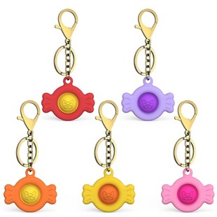 Toys Flower Shaped Squeeze Candy Push Dimple Simple Bubble