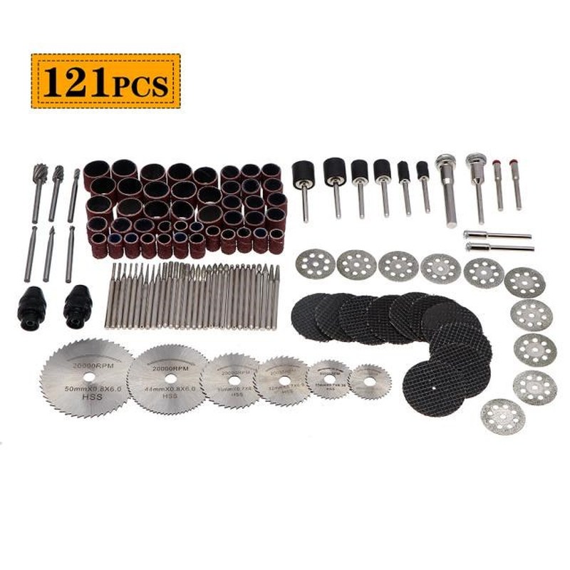 34Pcs/60Pcs/63Pcs/121Pcs HSS Circular Cutting Wheel Sets Cut