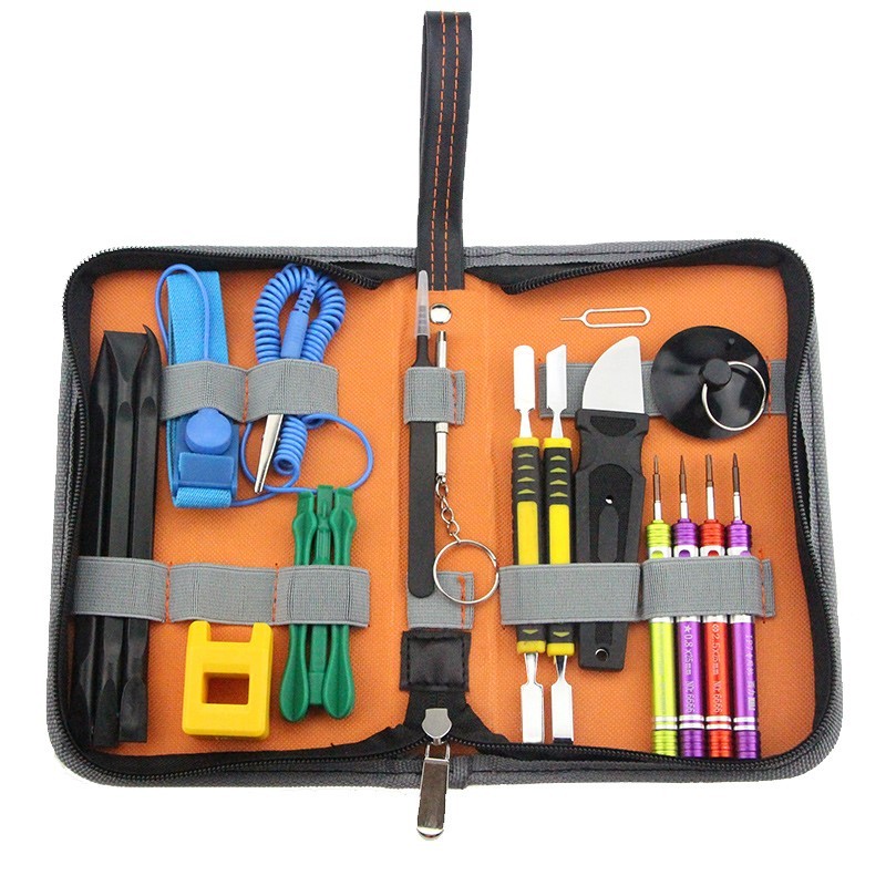 18 in 1 Phone Repair Tools Kit Bag For iPhone 7 6s 6 5s 5c 5