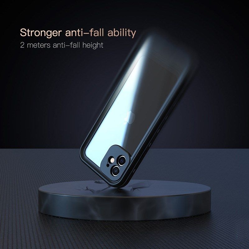 IP68 Real Waterproof Case For iPhone 12 Pro Max Transparent